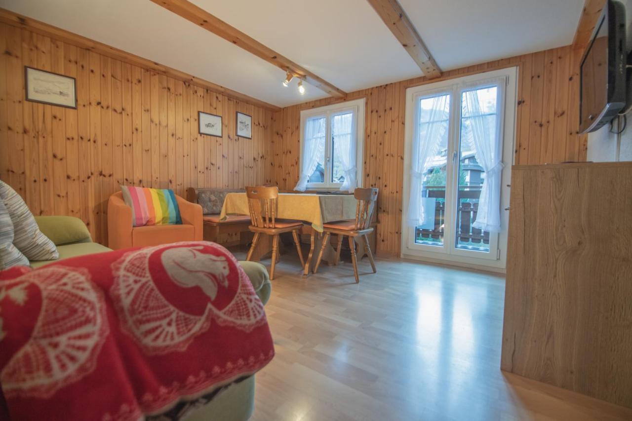 Chalet Alpenruh Saas-Fee Bagian luar foto