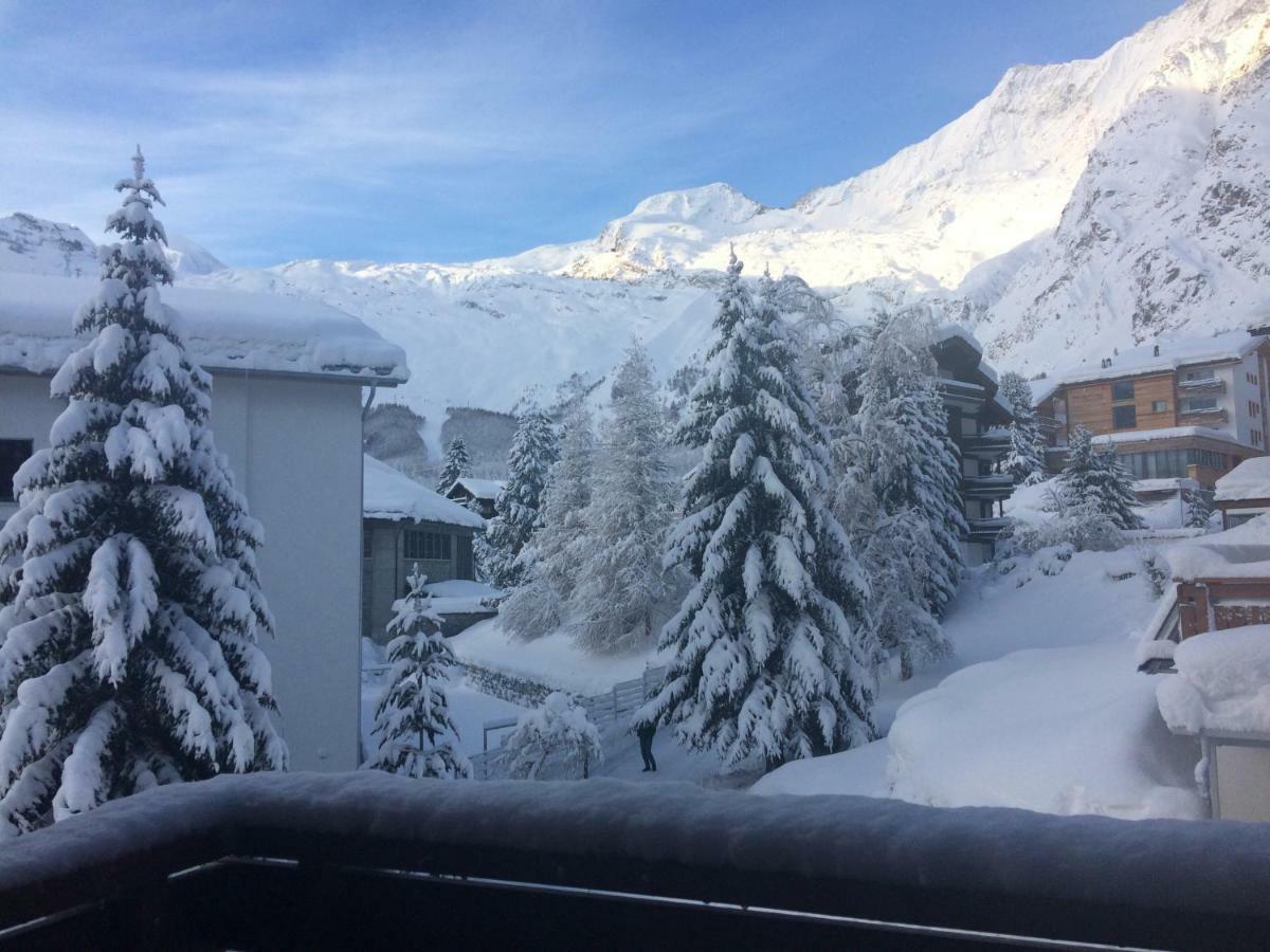 Chalet Alpenruh Saas-Fee Bagian luar foto